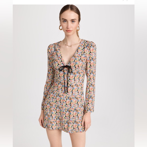 Reformation Mavis Floral Dress Trix NWT 0 - Picture 3 of 9